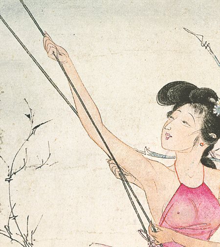 荥经县-胡也佛的仕女画和最知名的金瓶梅秘戏图